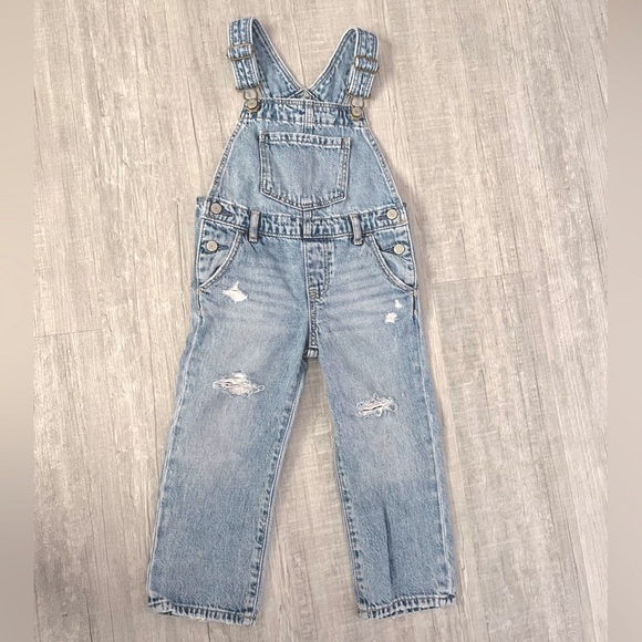 Baby GAP Denim Overalls - Picture 1 of 3